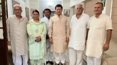 बाड़मेर: बीजेपी जिला पदाधिकारियों ने कृषि कल्याण मंत्री कैलाश चौधरी के साथ संसदीय क्षेत्र से जुड़े जनहित के मुद्दों पर की चर्चा