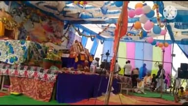 दीगोद: खेड़ली परसराम में आयोजित श्रीमद् भागवत कथा ज्ञान यज्ञ के चौथे दिन मनाया गया श्री कृष्ण और राम जन्म उत्सव