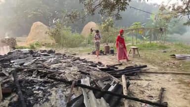 हरलाखी: बोरहर में एक दुकान में असमाजिक तत्वों ने लगाई आग, हज़ारों की क्षति