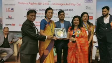 रैपुरा: सविता अलपुरिया को नेशनल वूमन एक्सीलेंस अवार्ड 2023 से पुनः किया गया सम्मानित, रैपुरा वासियों ने दी शुभकामनाएं