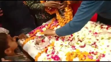 प्रयागराज: नैनी क्षेत्र के एक गेस्ट हाउस में केक काटकर मनाया दो डॉगी का बर्थडे, विडो महिला साल भर पहले दोनों को लाई थी घर