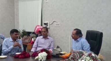 बड़गांव: RNT मेडिकल कॉलेज के नए प्रिंसिपल डॉ. विपिन माथुर ने ऑफिस में गिनाई प्राथमिकता, कहा मरीजों के हित में करेंगे काम