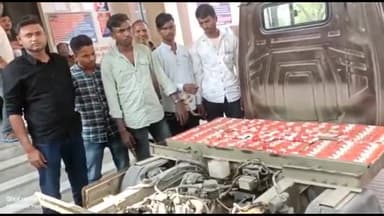 कटेया: पंचदेवरी चौराहा के समीप से पुलिस ने 655 पीस  विदेशी शराब के साथ तीन तस्करों को किया गिरफ्तार।