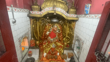 #तिकुनिया में सिद्धि प्राप्त माँ दुर्गा देवी मंदिर के दर्शन कर आशीर्वाद माँगा:राजीव गुप्ता