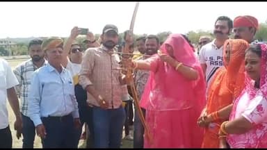 चित्तौड़गढ़: महाराणा सांगा स्मृति पारंपरिक ग्रामीण एवं जनजाति खेलकूद प्रतियोगिता का इंदिरा गांधी स्टेडियम में हुआ आयोजन