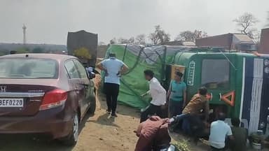 राघोगढ़: नेशनल हाईवे 46 की गादेर घाटी पर अनियंत्रित होकर पलटा ट्रक, नहीं हुई कोई जनहानि
