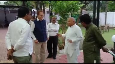 हुज़ूर: टीटी नगर में नेता प्रतिपक्ष गोविंद सिंह के निवास पर पहुंचे विधानसभा अध्यक्ष गिरीश गौतम