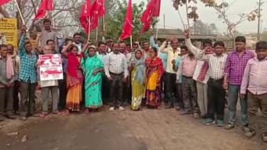 मांडू: केदला भूगर्भ परियोजना खदान को चालू करने को लेकर केदला प्रोजेक्ट में संयुक्त मोर्चा की हुई बैठक