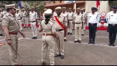 आगर: आगर के होमगार्ड कार्यालय का डिविजनल कमांडेंट प्रीति बाला सिंह ने किया वार्षिक निरीक्षण