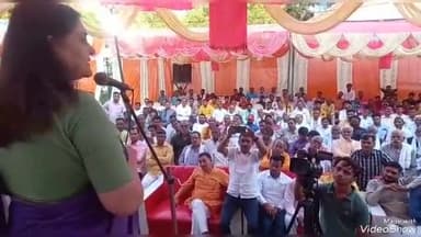 जयसिंहपुर: जफरापुर में पहुंची सांसद मेनका गांधी ने मंच से कहा- मोदी सरकार आने के बाद हर क्षेत्र में महिलाएं व बेटियां हुईं सशक्त