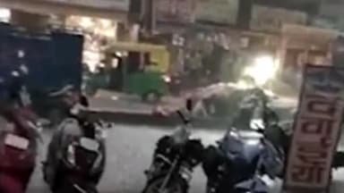 हुज़ूर: भोपाल के करोंद क्षेत्र में बारिश के साथ गिरे ओले, फसलों को हुआ नुकसान