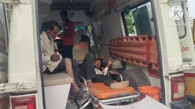 फिरोज़ाबाद: थाना मटसेना क्षेत्र बालचंद्रपुर के पास आलू बीनकर बाइक पर लौट रहे तीन लोग बाइक पलटने से घायल