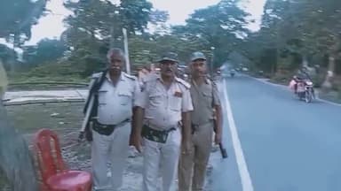 सुप्पी: बढ़ते क्राइम की रोकथाम के लिए पुनौरा थाना प्रभारी ने मनियारी चौक के समीप चलाया वाहन जांच अभियान