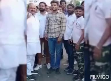 कोटा।‌ कांग्रेस के प्रदेश प्रभारी रंधावा पर दिए‌ बयान‌ पर यूथ कांग्रेस ने विधायक मदन दिलावर के खिलाफ प्रदर्शन किया।