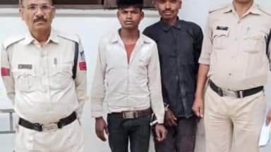 देवसर: नवानगर पुलिस ने किराना दुकान में चोरी करने वाले दो आरोपियों को किया गिरफ्तार,किराना समान सहित 50 हजार नगदी भी किया जप्त