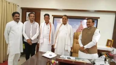 साईं खेड़ा: गाडरवाडरा पूर्व विधायक ने लोक निर्माण मंत्री से मुलाकात कर विभिन्न विकास कार्यों पर की चर्चा