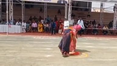 बाड़मेर: थार महोत्सव 2023 के अंतर्गत आदर्श स्टेडियम में रंगोली सहित विभिन्न प्रतियोगिताओं का हुआ आयोजन