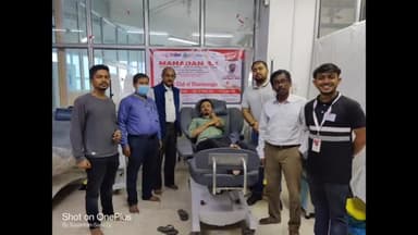 ধর্মনগর: ধর্মনগর জেলা হাসপাতালের ব্লাড ব্যাঙ্কে আয়োজিত রক্তদান শিবির, ২০ ইউনিট রক্ত দিলেন রোটারেক্ট ক্লাবের সদস্যরা