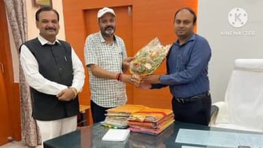 बेगूसराय: भाजपा जिलाध्यक्ष ने डीएम से कार्यालय कक्ष में की औपचारिक मुलाकात, जिले के विभिन्न मुद्दों पर सहयोग को लेकर की चर्चा