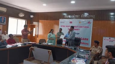 चित्तौड़गढ़: जिला परिषद सभागार में  राष्ट्रीय क्षय उन्मूलन कार्यक्रम के अन्तर्गत मल्टी सेक्टरल इंगेजमेंट मिटींग का आयोजन।