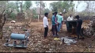 बलियापुर: बेलगड़िया टाउनशिप फेस टू की न्यू कॉलोनी में हथियार की नोक पर ट्रांसफर का तांबे व पीतल का सामान लेकर फरार हुए चोर