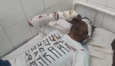 शिवपुरी नगर: शिवपुरी गुना फोरलेन हाईवे पर खड़े ट्रक में पीछे से घुसा ट्रक, ड्राइवर व क्लीनर गंभीर रूप से हुए घायल