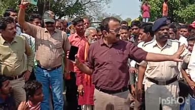 बड़ा मलेहरा: बन्धा तिगड्डा पर ओलावृष्टि से प्रभावित किसानों ने लगाया जाम, प्रशासन जाम खुलवाने में रहा नाकाम