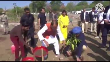 हुज़ूर: स्मार्ट सिटी पार्क में ISSF के अध्यक्ष लुसियानो और NRAI अध्यक्ष रनिंदर के साथ सीएम शिवराज सिंह ने किया पौधारोपण