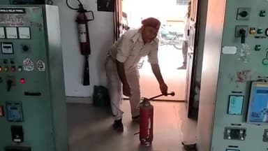 सिलाव: नालंदा पावर सब स्टेशन में अग्नि शमन विभाग द्वारा किया गया मॉकड्रिल