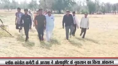 बड़ा मलेहरा: ब्लॉक कांग्रेस कमेटी के अध्यक्ष ने भगवा क्षेत्र के विभिन्न ग्रामों में ओलावृष्टि से हुए नुकसान का किया आकलन