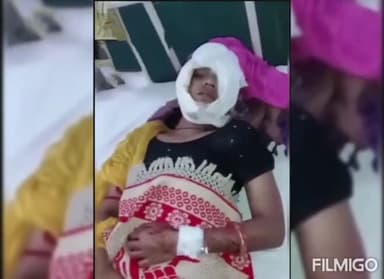 कोटा के गुमानपुरा थाना क्षेत्र में गाली गलौच से टोकने पर पड़ोसियों में हुए झगड़े में तलवार के वार से एक महिला चेतना घायल