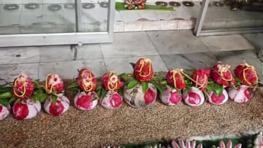 कस्बा: चैती नवरात्र के पहले दिन सार्वजनिक गुप्त काली मंदिर में की गई मां शैलपुत्री की पूजा अर्चना