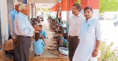 शाहपुरा: लोकपाल ने कांट गांव के राजकीय उच्च माध्यमिक विद्यालय का किया निरीक्षण