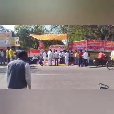 राष्ट्रीय पंचायत राज ग्राम प्रधान संगठन उत्तर प्रदेश अनिश्चितकालीनधरना प्रदर्शन हैसर ब्लाक