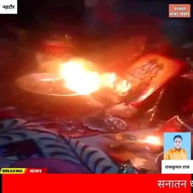 धामपुर। सनातन धर्मप्रेमियों द्वारा चैत्र नवरात्रों में माँ की पूजा अर्चना जारी#चैत्र नवरात्र