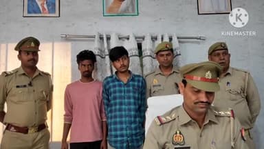 शिकोहाबाद: गिहार बस्ती के मंदिर पास से पुलिस ने दो शातिर अपराधियों को तमंचा व कारतूस के साथ गिरफ्तार कर भेजा जेल