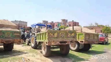 धौलपुर: जाटोली मोड़ के पास से पुलिस ने बजरी से भरी 4 ट्रैक्टर-ट्रॉलियों को किया जब्त, एक खनन माफिया गिरफ्तार