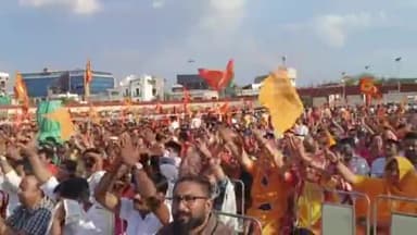 बड़गांव: बागेश्वर धाम पर उदयपुर में मामला हुआ दर्ज तो कलेक्ट्री पर हिन्दू संगठनों ने किया विरोध प्रदर्शन