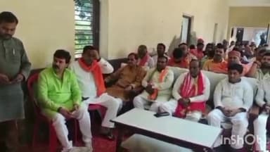 मिर्ज़ापुर: बीजेपी के पिछड़ा मोर्चा के राष्ट्रीय अध्यक्ष व राज्यसभा सांसद डॉक्टर के एल लक्ष्मण पहली बार पहुंचे मिर्जापुर