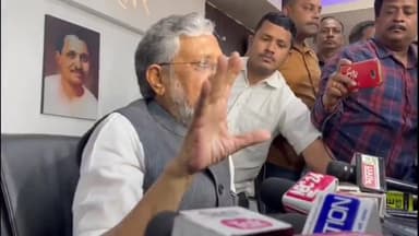 पटना ग्रामीण: तेजस्वी यादव सीबीआई के सामने म्याऊं म्याऊं करते हैं और बाहर शेर की तरह गुर्राते जाते हैं : भाजपा सांसद सुशील मोदी