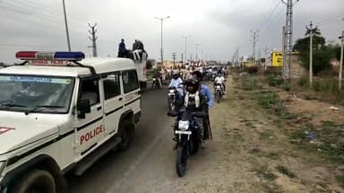 किशनगढ़ बास: खैरथल को जिला बनाने को लेकर किशनगढ़ विधानसभा वासियों ने किया विधायक का स्वागत