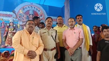 साहिबगंज: साहिबगंज चैती दुर्गा पूजा का उपायुक्त ने फीता काटकर किया उद्घाटन व जिले वासियों को पूजा की ढेर सारी शुभकामनाएं दीजिए |