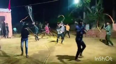 लखीसराय: शहर के किऊल बस्ती स्थित आर्यवीर व्यामशाला परिसर में रामनवमी के पूर्व दिवस पर किया गया अभ्यास निकाली जाएगी शोभायात्रा