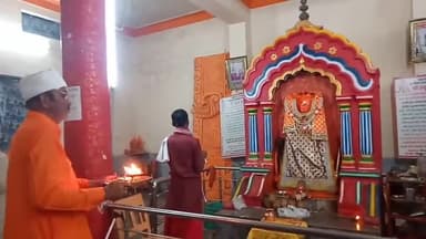 रैपुरा: श्री संकट मोचन धाम मंदिर रैपुरा में रामनवमी से पूर्व महाआरती का हुआ आयोजन