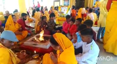 बस्तर: गायत्री मंदिर बस्तर में रामनवमी पर हवन पूजन में बड़ी संख्या में श्रद्धालु हुए शामिल