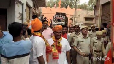 पोकरण: रामनवमी शोभायात्रा के दौरान पोकरण में सुरक्षा के रहे पुख्ता प्रबंध