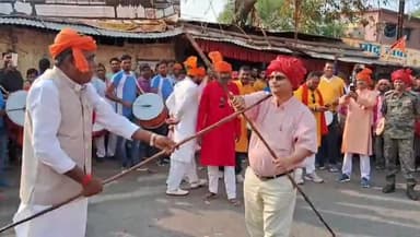 बगोदर: बगोदर समेत आस-पास के क्षेत्रों में महारामनवमी पर्व धूमधाम से मनाया गया