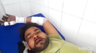 मुरादाबाद: ताजपुर माफी में ट्रॉली पलटने से 2 लोग हुए घायल, ज़िला अस्पताल में कराया गया भर्ती