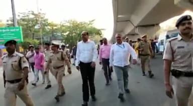 पटना ग्रामीण: जिला अधिकारी और वरीय पुलिस अधीक्षक ने महावीर मंदिर से लेकर वीर कुंवर सिंह पार्क तक का किया निरीक्षण