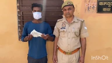 धौलाना: मुकीमपुर रोड से पुलिस ने चेकिंग के दौरान एक अभियुक्त को किया गिरफ्तार, एक अवैध तमंचा व एक जिंदा कारतूस किया बरामद